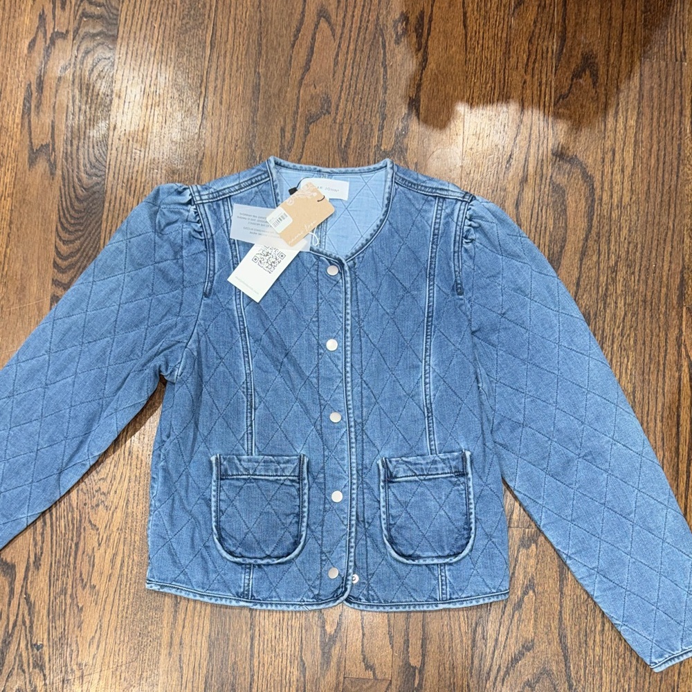 Dear John Quilted Denim  Jacket